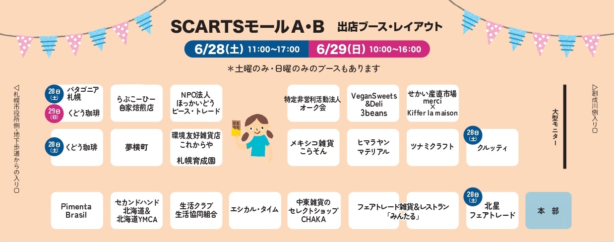 出店ブース・レイアウト